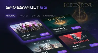 Games Website (GamesVault GG) — Interactive Games Catalog