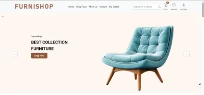 موقع مخصص لبيع وإدارة منتجات الأثاث