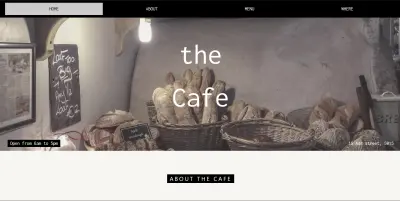 The Cafe website