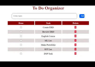 ToDo List App