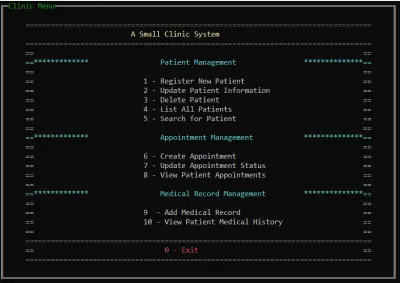 Smart Clinic System
