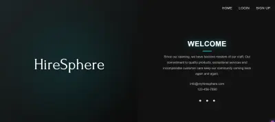 HireSphere – منصة توظيف متكاملة (Admin Panel + User Dashboard)