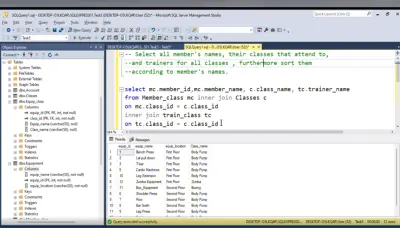 إدارة البيانات و المعلومات فى الصالات الرياضية