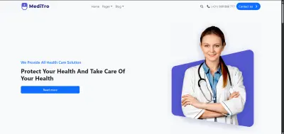 MedI-Tro — Healthcare Website