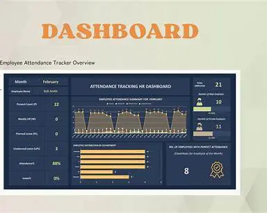 تحليل بيانات الحضور وإنشاء تقرير HR Dashboard