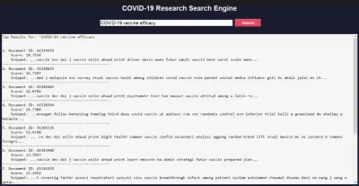 COVID-19 Search Engine باستخدام الذكاء الاصطناعي (NLP)