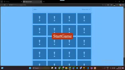قمت بتطوير لعبة تفاعلية من نوع Memory Game باستخدام HTML و CSS و JavaScript بدون الاعتماد على أي Framework، مع التركيز على الأداء وتجربة المستخدم.