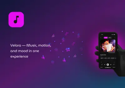 تصميم UI/UX لتطبيق موسيقي حديث بتجربة مستخدم مميزة