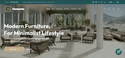 Homesta – موقع متكامل لإدارة وتشطيب المنازل