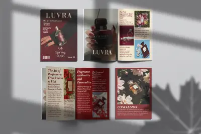 Modern Magazine Design Layout