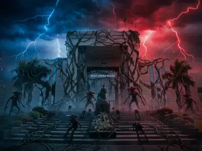 Stranger Things Inspired Designs (University Project)