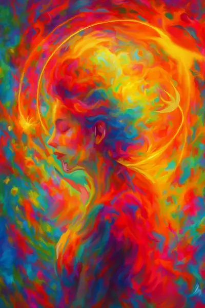 الأفكار الملتهبة — ألوان العقل — Burning Thoughts: Colors of the Mind