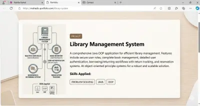 نظام إدارة مكتبة متكامل بلغة Java (Object-Oriented Programming).