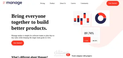 صفحة هبوط تفاعلية (Manage Landing Page)