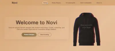 واجهة متجر إلكتروني (Novi Frontend)