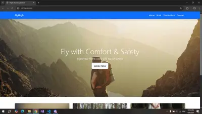 Flight Booking System – موقع حجز رحلات طيران