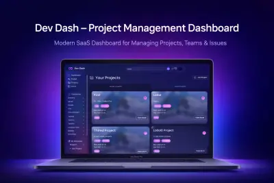 DevDash (داشبورد اداره مشاريع)