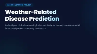 weather related disease prediction