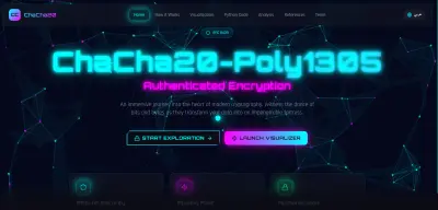 موقع تعليمي لخوارزمية تشفير CHACHA20-POLY1305