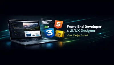 تصميم وتطوير واجهة مواقع