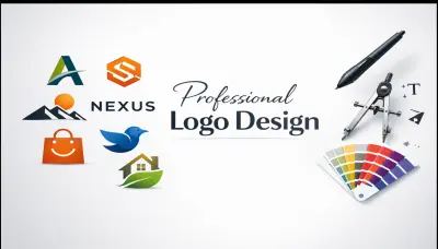 تصميم شعار احترافي وحديث للشركات والمشاريع