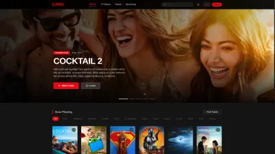 منصة اكتشاف الأفلام وإدارة قائمة المشاهدة ⭐