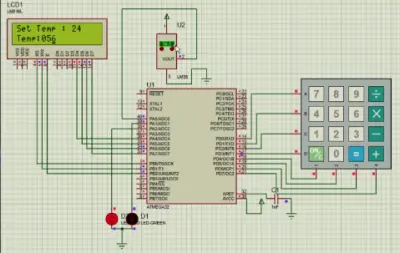 محاكاة نظام تحكم لأجهزة التكييف