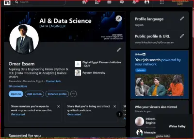 متخصص تحسين بروفايل لينكدإن