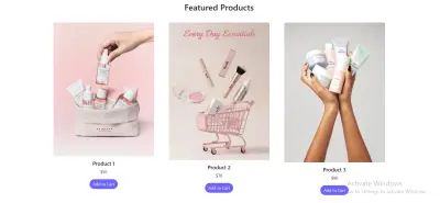 إنشاء Landing Page احترافية لمتجر إلكتروني بتصميم عصري وجذاب (Responsive Design)