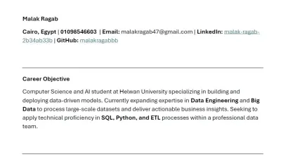اعداد cv بشكل احترافي
