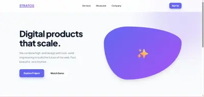 Stratos – High-Performance Responsive Landing Page