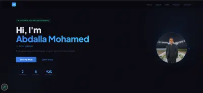 تصميم بورتفوليو تفاعلي