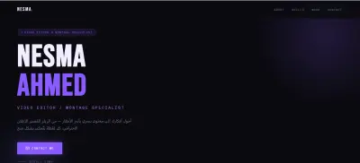 صورة العمل React Portfolio Website