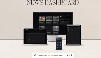 تطوير واجهة مستخدم احترافية ومتجاوبة باستخدام React و Tailwind CSS.