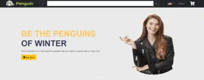 Penguin Winter Store – منصة متكاملة للتجارة الإلكترونية