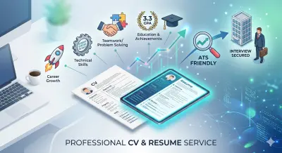 صياغة سير ذاتية احترافية متوافقة مع أنظمة الـ ATS (عربي/إنجليزي)