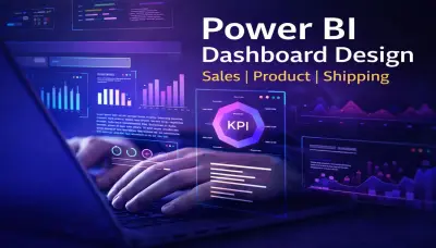 داشبورد Power BI لتحليل المبيعات والمنتجات والشحن