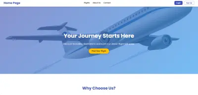 موقع حجز رحلات طيران (Flight Booking System)