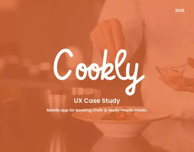 Cookly – Chef Booking & Food Ordering App UI/UX Design