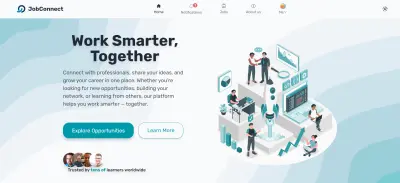 JobConnect – بوابة توظيف متكاملة لإدارة الوظائف والتقديمات