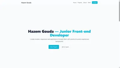 الموقع الشخصي (Portfolio Website)