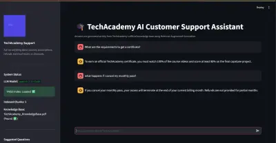 Customer Support AI Assistant using RAG