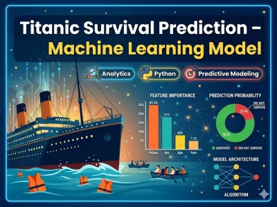 نموذج توقع نجاة الركاب باستخدام تعلم الآلة