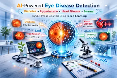 تطوير نموذج Deep Learning لاكتشاف مؤشرات السكري والضغط وأمراض القلب من خلال صور قاع العين