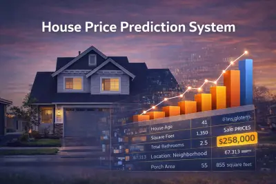 نظام ذكي للتنبؤ بأسعار المنازل باستخدام تعلم الآلة (Machine Learning)