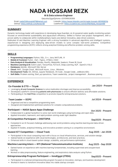 تصميم سيرة ذاتية (CV) احترافية وجذابة