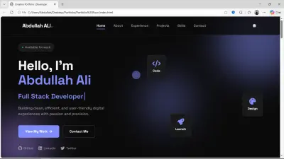 Modern Responsive Portfolio