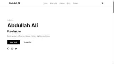 Modern Responsive Portfolio