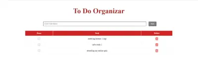 صورة العمل To Do list Organizer