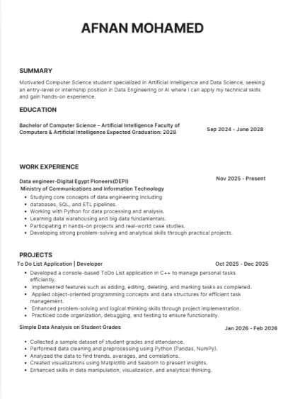 كتابة سيرة ذاتية